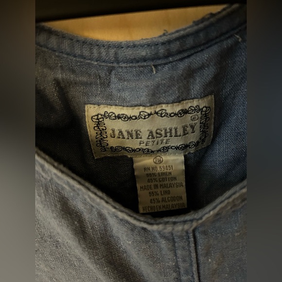 Jane Ashley Petite Denim Dragonfly Dress - Picture 2 of 6